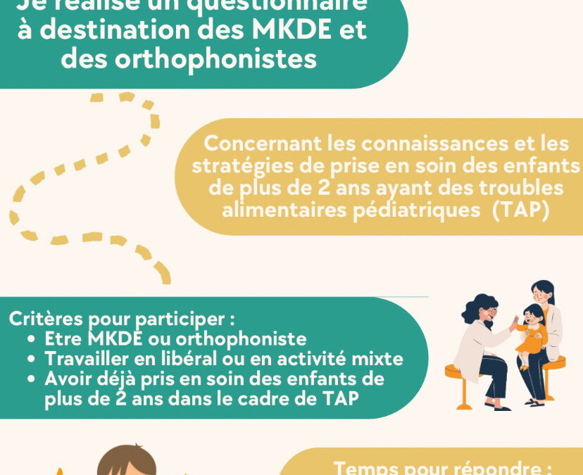 Mémoire étudiante kinésithérapeute : Troubles alimentaires pédiatriques