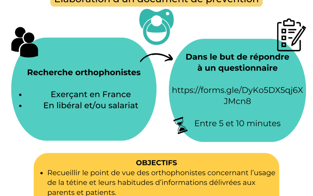 [QUESTIONNAIRE MEMOIRE : PREVENTION DES RISQUES LIES A L’UTILISATION PROLONGEE DE LA TETINE]