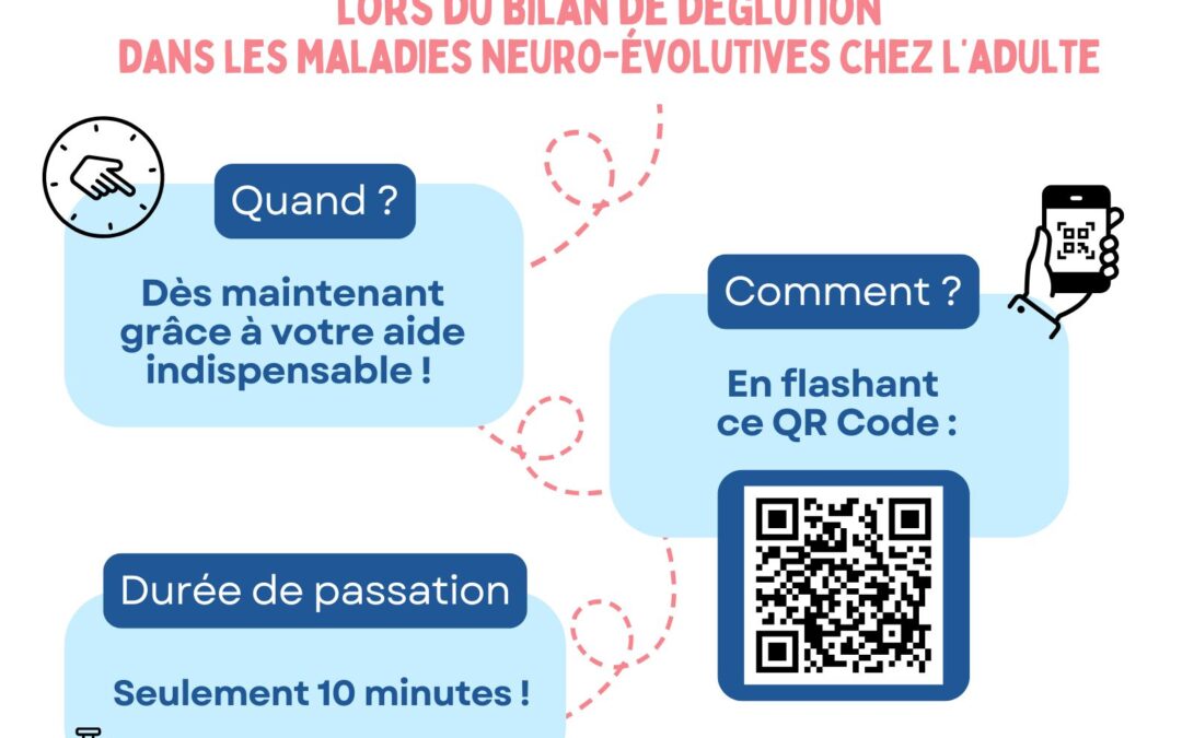 Questionnaire Mémoire : Mise à l&rsquo;épreuve d&rsquo;une plaquette d&rsquo;information (Douleur/Déglutition/Maladies neuro-évolutives/Adultes)