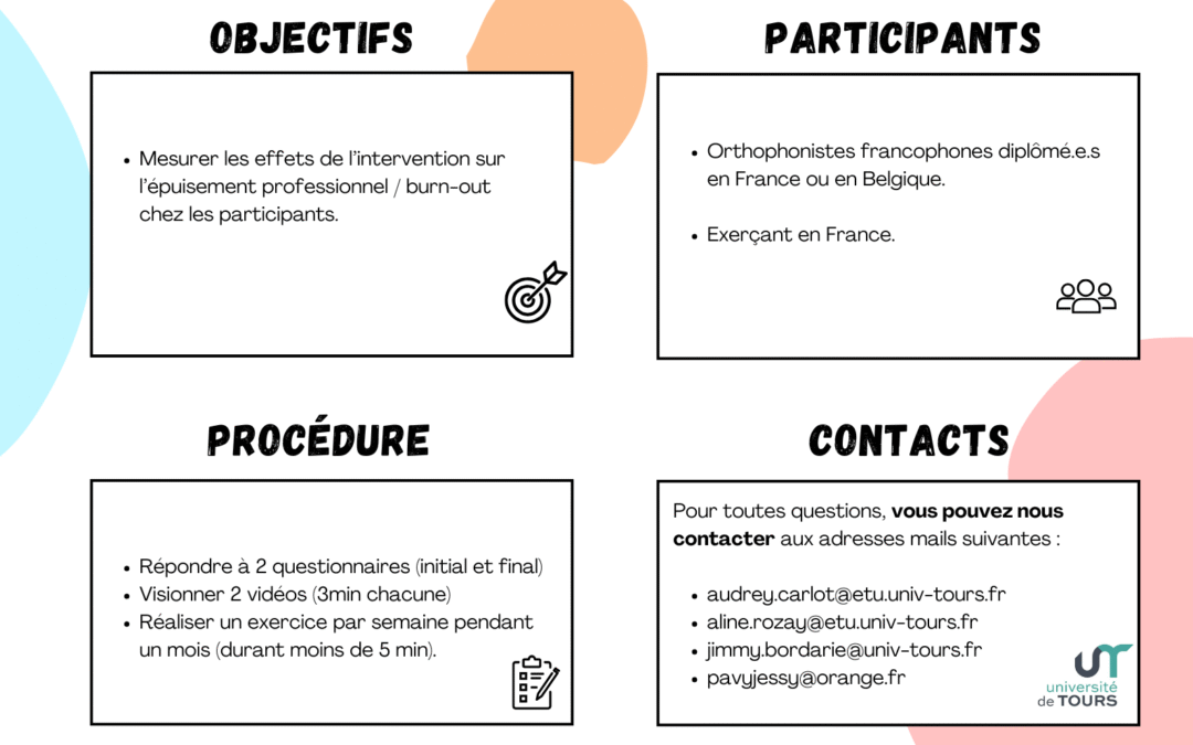 Voulez-vous participer à une étude et utiliser un outil de prévention face au burn-out ?