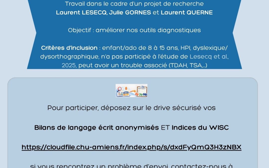 HPI et TSApp lecture/orthographe